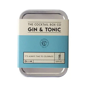 The Cocktail Box Co Gin & Tonic Cocktail Kit - Make Premium Hand Crafted Cocktails Gifts for Him or Her - 1 Kit The Cocktail Box Co Gin & Tonic Cocktail Kit - Make Premium Hand Crafted Cocktails Gifts for Him or Her - 1 Kit