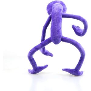 Cute Plush Toy Soft Stuffed Animal Toys Doll Gifts for Best Friend, Birthday Party Decor Colourful Plushies for Game Lover - Purple