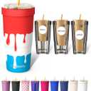 Frost Buddy Togo Buddy 30 oz Stainless Steel Vacuum Insulated Tumbler To Go Coffee Cup – Iced Coffee Cups, Iced Coffee Sleeve, Travel Mug, Thermal Cup for Hot & Cold Drinks, Dunkin Cup (Rocket Pop)