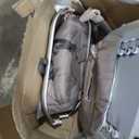 UPPAbaby Mamaroo Smart Swing Customizable Soothing Modes with MotionSync Technology Infant Recline + Bluetooth Enabled Included Newborn Insert Wells (Dark Taupe Mlange)