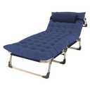 Folding Bed Navy Blue