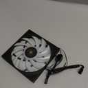 Thermalright TL-H12015B-S PWM Fan-1900RPM Speed,Computer Cooling Fan Low-Noise, 15mm Slim Cooling,PWM Controlled Cooler Fan,Single PC ARGB for CPU Coolers and Chassis(Black, ARGB)
