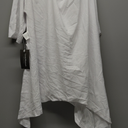 PRETTYGARDEN Women's Two Piece Lounge Set 2025 Summer Casual Oversized Shirts Biker Shorts Matching Airport Travel Outfit (Medium,White)