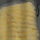 NTBAY Flannel Fuzzy Toddler Blanket, Fluffy Warm and Lightweight Reversible Stripes Design Baby Plush Blanket, 30 x 40 Inches, Yellow