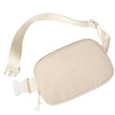Vankor Corduroy Cute Fanny Packs for Women Cross Body, Everywhere Belt Bag for Women Crossbody Stylish Waist Pack Purse for Travel, Hiking, Workout, Running, Beige