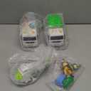 5 Pack Garbage Truck Toys Sets for Kids -Friction Powered Garbage Truck, Trash Trucks, Sanitation Helicopter, 2 Workers, Light&Sound Cars Set Gifts for Toddler Boys Girls 3-9 Year Old