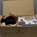 Phoenix Vine 4 Inch Self Watering Planter Pot, Terracotta Clay Pot with Glass Reservoir for Indoor Plants, Herbs, Flowers, Set of 1, 52-A-E-1