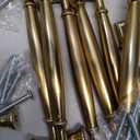 khtumeware 10 Pack 5 Inch(128mm) Champagne Bronze Cabinet Pulls Heavy Duty Solid Satin Brass Cabinet Handles Kitchen Cabinet Hardware for Cupboard Drawer Handles Dresser Pulls