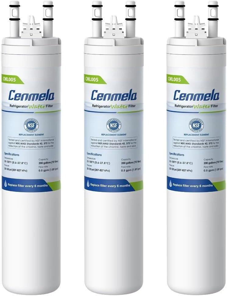 Compatible with Frigidaire ULTRAWF, Pure Source Ultra, Kenmore 9999, 469999, 46-9999, A0094E28261, Height 11 inches, Pack of 3