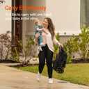 MAMAZING Ultra Air Lightweight Baby Travel Stroller with Carbon Fiber Frame, Compact & Airplane-Friendly, One-Handed Fold, 11.6 lbs, Perfect for Toddlers, Organizer & Cushion Included, Jet
