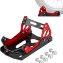 Motorcycle Wheel Chock for Transportation,Portable Adjustable 1800 lbs Capacity Special Front Tire Stand for 8"-21" Wheel Universal for Most Crusier Sports Dirt Bikes Trailer Truck
