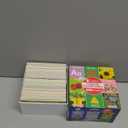 BenBen Flash Cards for Toddlers, Extra Thick, 250 Images, Double-Sided Educational Flashcards, Alphabet, Number, Animal, Shape, Color, Preschool Learning Activities, Gift for Kids 1 2 3 4 Years