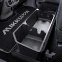 MIKKUPPA Under Seat Storage Box - Compatible with 2015-2024 Ford F150 SuperCrew Cab & Crew Cab; 2017-2023 F250 F350 F450 F550 Super Duty - Upgraded Detachable Rear Underseat Organizer