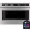 Profile 24 in. 1.2 cu. ft. Microwave Drawer Oven in Stainless Steel with Sensor Cook and Sensor Reheat (15.9375 H x 23.875 W. x 23.3125 D)