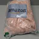 Anmao Vintage Lace Curtains 84 Inches Long 2 Panels Set, Romantic Elegant Light Filtering Semi Sheer Floral Thick Lacy Curtain Drapes for Living Room and Bedroom, Each Panel 55W x 84L, Blush Pink