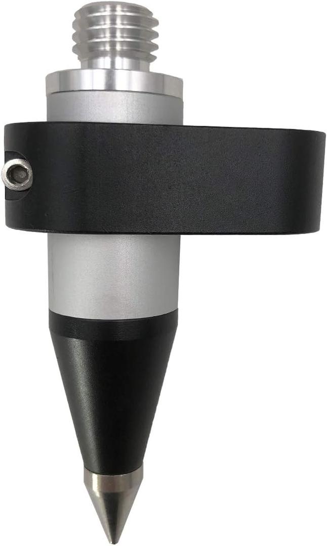 Handheld Mini Stakeout Rod, Mini Handheld Prism Poles 20cm with 5/8x11 Threaded for Prism Total Station Surveying