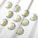 10pcs Suncatcher Parts Metal Blue Fairy Window Pendant DIY Part Ornament DIY Part Hand-Crafts