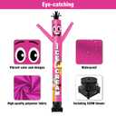 GOODENY 10FT Tall Inflatable Tube Man Ice Cream Wacky Wavy Dancing Guy with 3/4 HP Weather-Resistant Blower (12''Diameter) for Outdoor Decoration Advertising Business Promotion