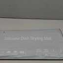 Silicone Coffee Mat 24" x 16", Heat Resistant Non Slip Leak Proof with Concave Convex Design & Detachable Drying Layer, Coffee Bar Mat for Espresso Machine, Coffee Maker Countertops (Black)