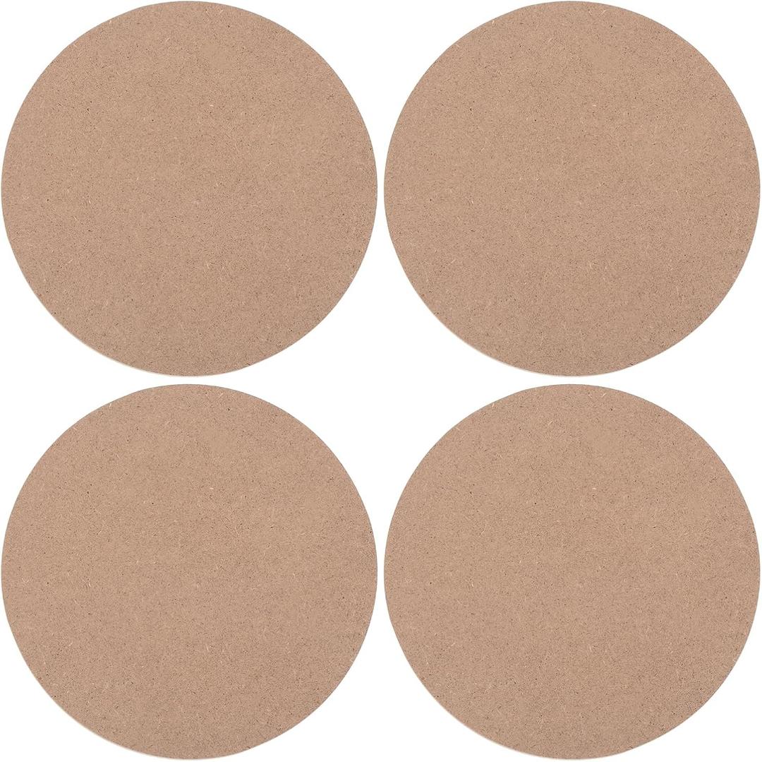 PATIKIL 6" Round Pottery Wheel Bat, 4 Pcs Pottery Bats for Pottery Wheel 1/3 Thick Clay Throwing Bats