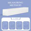 DEEPSHARK Mattress Gap Filler, Bed Gap Filler for King,Mattress Extension Filler for Headboard Seams, Bed Space Space Cracks White(78"6"12", King)