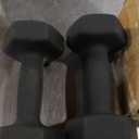 Fitvids Neoprene Dumbbell Set with Rack, 50 LB, Color Series