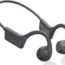 Bone Conduction Headphones, 12 Hours Playtime Bluetoeth 5.3 Headset Open Ear Wireless Earphone - IP55 Sweatproof Built-in Mic,Perfect for Running Cycling Hiking Workouts(Black)