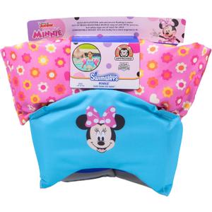 SwimWays Disney Minnie Swim Trainer, US Coast Guard Approved Life Vest Kids Swim Vest, Arm Floaties & Life Jackets for Kids 33-55 lbs, Minnie