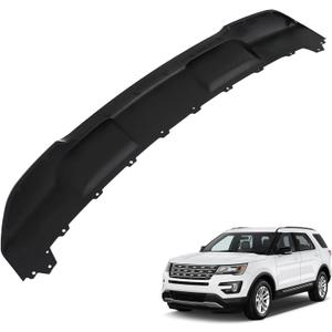 Front Bumper Lower Valance Plastic Black Replacement for 2016-2017 Explorer FO1095262 FB5Z8419APTM