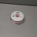 2 x TONIFUL 1 Inch x 50yd Light Pink Satin Ribbon Thin Solid Fabric Ribbon for Gift Wrapping, Floral Bouquets, Bows and Craft Making, Christmas Valentines Birthday Wedding and Party Decoration