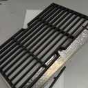 Hiorucet DGF493BNP Drip Pan Replacement Parts, Adjustable 24''-30'' Grill Grease Tray, Grid Cooking Grates and Heat Plate Tent Shields for Dyna Glo DGF493BNP Parts, Backyard Grill BY13-101-001-12.