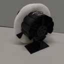 JossaColar Wood Stove Fan Compatible for Buddy Heater (with Bracket & Thermometer), Heat Powered Fireplace Fan Thermal Fan, Outdoor Camping/Picnics/Indoor Use