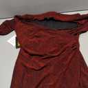 ihot Women's Glitter Party Dresses Sexy V Neck Long Sleeve Faux Wrap Ruched Bodycon Sparkly Night Club Dress, Large