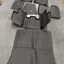 SUPER LINER Tesla Model Y Floor Mats 2021-2024 | Custom Fit All-Weather 9-Piece Set TPE Material |Full Coverage Floor Mats Back Seat Protector, Cargo Liner, Trunk & Interior Accessories