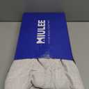 MIULEE Faux Linen Curtains 84 Inch Length 2 Panels Natural Beige Semi Sheer Curtain with Back Tab Rod Pocket, Light Filtering Window Privacy Burlap Drapes for Living Room Bedroom 42W x 84L