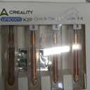 Creality 4PCS K2 Plus Nozzles, "Unicorn" K2P Quick-Swap Nozzle Kit 0.4mm, 0.6mm, 0.8mm with Titanium Alloy Heat Break, Copper Alloy and Hardened Steel for K2 Plus/Creality Hi/K2/K2 Pro 3D Printer