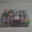 105PCS Pink Blue Green Christmas Ornaments Set, Cute Pastel Assorted Christmas Ball Ornaments, Shatterproof Christmas Decorations Hanging Balls for Christmas Tree Holiday Party Decor (Pink/Blue/Green)