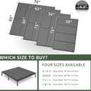 Bunkie Boards King Size(80"x76"), 8mm Bed Boards, King Size BunkieBoards to Stop Sagging, Light and Thin, Breathable, Noise Minimizing, Moisture Resistant Bunkieboards