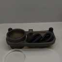 Universal Stroller Snack Tray with Cup Holder 2 in 1 - Stroller Tray Attachment for Baby & Toddler - Baby Stroller Accessories - Fit Most Strollers, Dishwasher Safe with Dust Cover & Silicone Arms