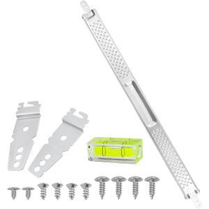 W10426979 24'' Dishwasher Mounting Bracket Kit with Column Level Fit for Whirlpool KitchenAid Maytag 24 Inch Dishwashers for Granite & Quartz Countertops Replaces AH3632890 EA3632890 PS3632890