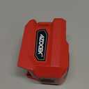 220W Azocek Power Inverter Compatible with Milwaukee 18V Battery, DC 18V to AC 110V Portable Power Station with 1 AC Outlet, 2 USB Ports & 1 TypeC Fast Charging, 400LM LED Work Light