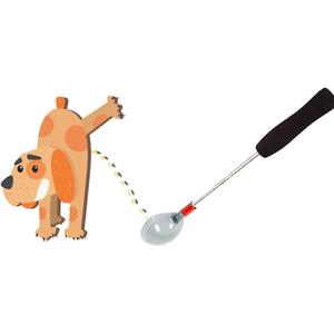Dog Cat Urine Collector - Telescopic Urine Sample Catcher extends to 32",Reuseable,Handy,Clean,Simple and Non-invasive Method to Get a Fresh Urine sample from Male/Female Dogs Cats