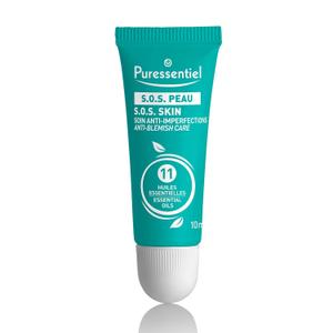 Puressentiel SOS Skin Anti-blemish Care - Healing, Restorative Skin Treatment for Blemishes - Formulated with Beneficial Essential Oils - Made with Naturally Derived Ingredients - 0.34 oz Treatment