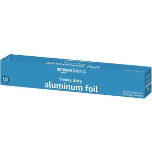 Amazon Basics Heavy Duty Aluminum Foil, 125 Sq Ft, Pack of 1