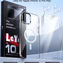 LeYi for iPhone-12-Pro-Max Case Clear: Compatible with Magsafe[ Screen Protector X2+ Camera Cover X2] iPhone12 Promax Cases Funda para i 12Pro Max Magnetic Protective Heavy Duty Slim, Transparent