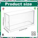 Honeydak Acrylic Mahjong Case - Empty Transparent Tiles Game Case Storage Box for 1.2" 160 American Mahjong - Tiles Not Included(Clear)
