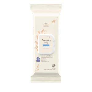 3 Pcs, Aveeno Baby Sensitive All Over Wipes with Aloe & Natural Oat Extract for Face, Bottom, Hands & Body, pH-Balanced, Hypoallergenic, Fragrance-, Phenoxyethanol- & Alcohol-Free, 64 ct per pack