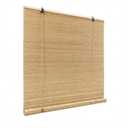 Lignity Bamboo Blinds for Interior Windows, Custom Roll Up Shades 23"W x 48"H