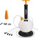 FOUR UNCLES Oil Extractor Pump - Fluid Extractor with 59" Main Hose, Three 41" Extension Tubes for Oil Change, a Hose for Brake Bleeding