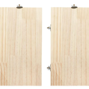 2PCS Chinchilla Wooden Platform Ledge 13 × 8 ’’ Large Bird Perch Stand Shelf Platform for Ferret Bunny Guinea Pig Conure Hamster Parrot Macaw Cockatiel